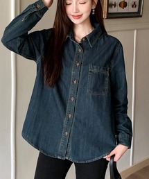 2ly2（トゥーリートゥー）の「ベーシックデニムシャツ（シャツ/ブラウス）」