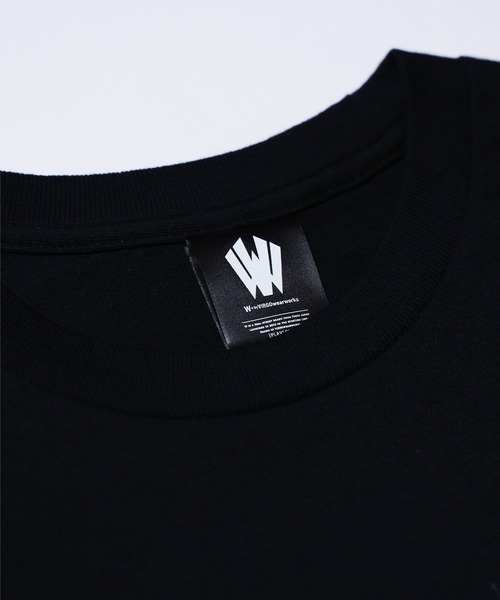 [W] by VIRGOwearworks（ダブリューバイヴァルゴウェアーワークス）の「Metal logo flames（Tシャツ/カットソー・メンズ・ホワイト/ブラック・MEDIUM/LARGE/X-LARGE/XX-LARGE）」の10枚目の写真