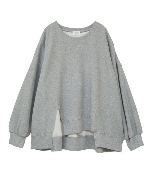 Editt by YECCA VECCA（エディットバイイェッカヴェッカ）の「アシメデザインプルオーバー（スウェット・レディース・ブラック/ブラウン/グレー・FREE）」の21枚目の写真