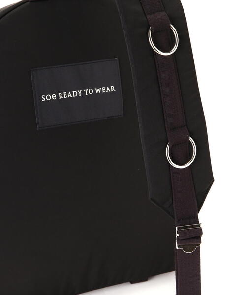 soe(ソーイ)の「soe/ソーイ/One Shoulder B.P Solotex Size L(ショルダーバッグ・メンズ・ブラック・5)」の7枚目の写真