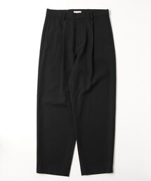 ATON（エイトン）の「ATON / ウール コットン タックパンツ