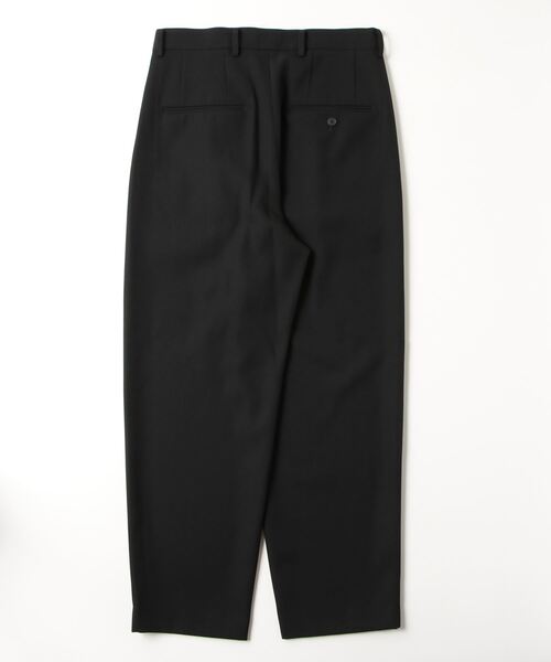 N*E様 ATON ブラック　スラックス　02 ATON (エイトン) BACK SATIN | STANDARD PANTS（スラックス
