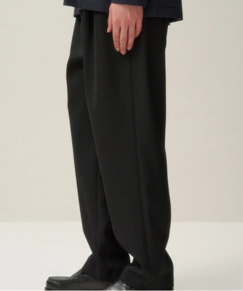 ATON (エイトン) BACK SATIN | STANDARD PANTS（スラックス