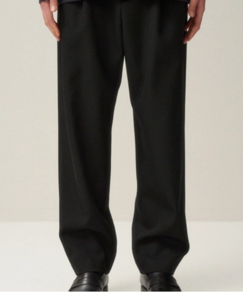 ATON (エイトン) BACK SATIN | STANDARD PANTS（スラックス）｜ATON