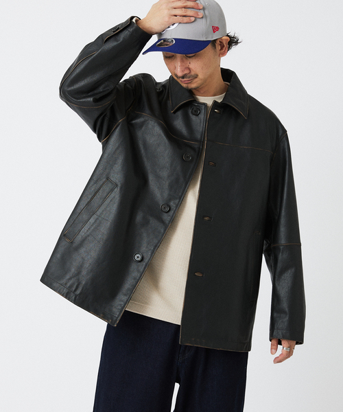 skookum leather coverall バッファローレザー JOURNAL STANDARD relume｜SKOOKUM / スクーカム 別注