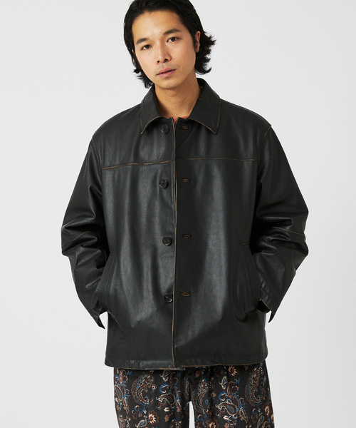 skookum leather coverall バッファローレザー JOURNAL STANDARD relume｜SKOOKUM / スクーカム 別注