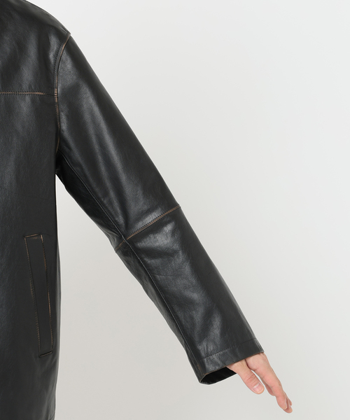 SKOOKUM / スクーカム 別注 バッファローレザー カバーオール