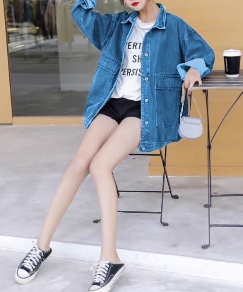 gossip！ロサンゼルス（ゴシップロサンゼルス）の「ジャケット（デニムジャケット・レディース・ブルー・S/M/L）」の11枚目の写真