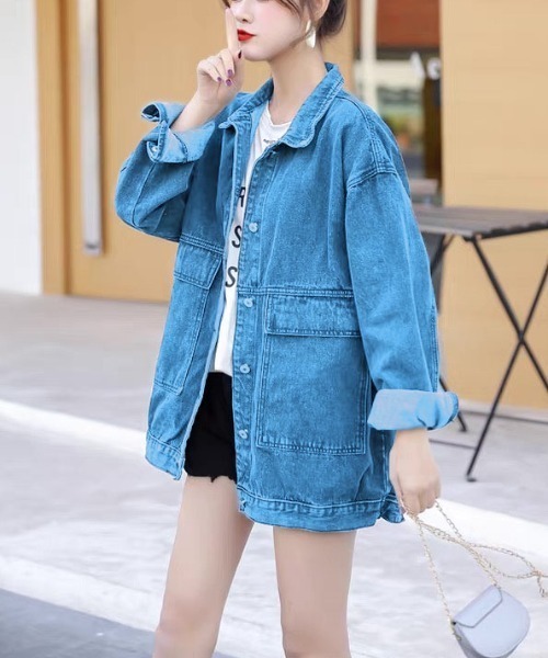 gossip！ロサンゼルス（ゴシップロサンゼルス）の「ジャケット（デニムジャケット・レディース・ブルー・S/M/L）」の12枚目の写真