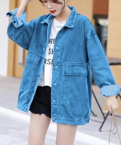 gossip！ロサンゼルス（ゴシップロサンゼルス）の「ジャケット（デニムジャケット・レディース・ブルー・S/M/L）」の14枚目の写真