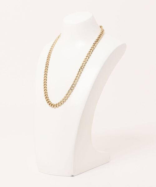 Daniel Wellington(ダニエルウェリントン)の「Ellipse Cuban Chain Necklace 550MM ゴールド/シルバー/グレー(ネックレス・メンズ・イエローゴールド/シルバー/グレー・ONESIZE)」の13枚目の写真