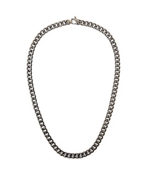 Daniel Wellington(ダニエルウェリントン)の「Ellipse Cuban Chain Necklace 550MM ゴールド/シルバー/グレー(ネックレス・メンズ・イエローゴールド/シルバー/グレー・ONESIZE)」の1枚目の写真