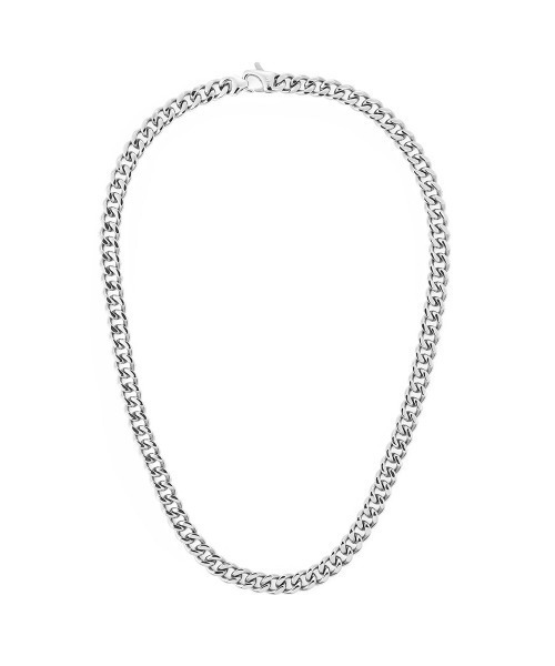 Daniel Wellington(ダニエルウェリントン)の「Ellipse Cuban Chain Necklace 550MM ゴールド/シルバー/グレー(ネックレス・メンズ・イエローゴールド/シルバー/グレー・ONESIZE)」の2枚目の写真