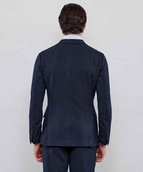 MACKINTOSH LONDON(マッキントッシュ ロンドン)の「【WEB・一部店舗限定】【BREASY JACKET】ウールライクポリエステル セットアップジャケット(テーラードジャケット・メンズ・ネイビー/チャコールグレー・38/40)」の7枚目の写真