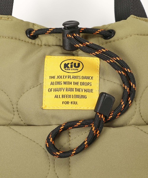 KiU(キウ)の「KiU/キウ ショルダーバック パデッドポケッタフルミニバッグ K384(ショルダーバッグ・メンズ・ブラック/カーキ/アイボリー/テラコッタ・FREE)」の22枚目の写真