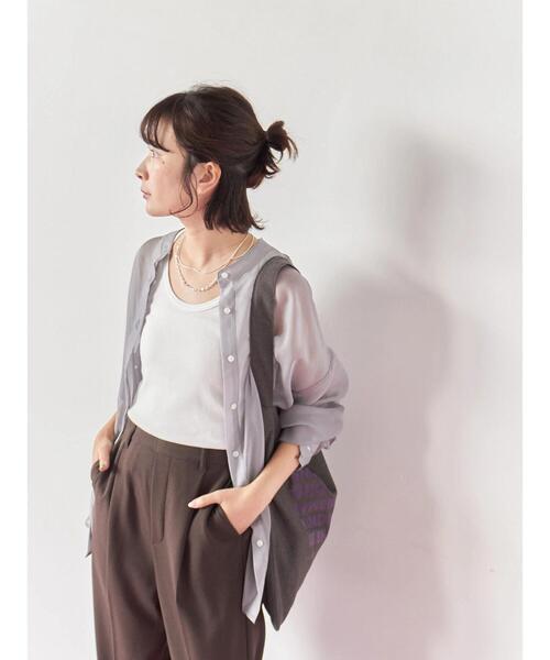 Samansa Mos2 blue（サマンサモスモスブルー）の「スライドチェーンネックレス（ネックレス・レディース・シルバー・F）」の8枚目の写真