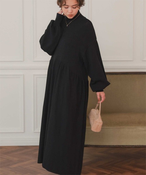 セール】ティアードニットワンピース（ワンピース）｜titivate