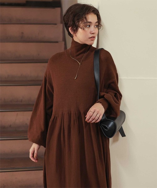 セール】ティアードニットワンピース（ワンピース）｜titivate