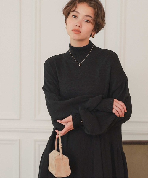 セール】ティアードニットワンピース（ワンピース）｜titivate