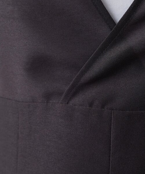 Whim Gazette（ウィムガゼット）の「フリルオーガンジーワンピース（ワンピース・レディース・チャコールグレー・FREE）」の2枚目の写真