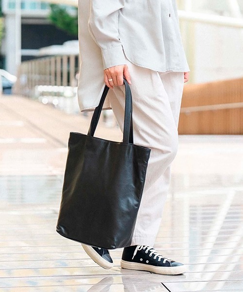 シンプルレザー トート（トートバッグ）｜kalsac（カルサック）の