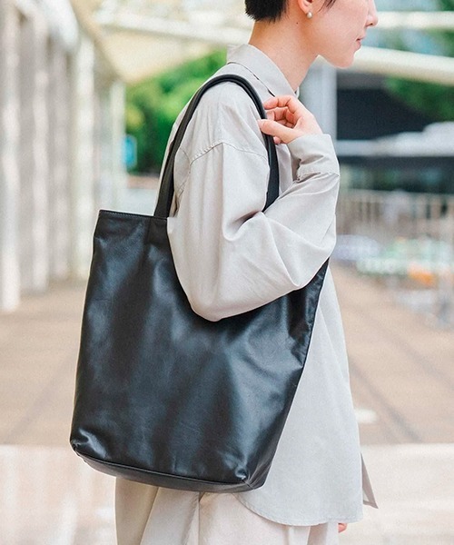 シンプルレザー トート（トートバッグ）｜kalsac（カルサック）の