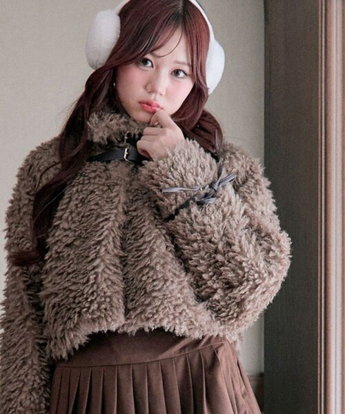 プードルファーブルゾン（ブルゾン）｜OLIVE des OLIVE（オリーブデ