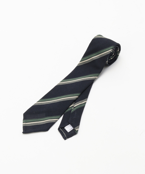 EDIFICE（エディフィス）の「AX フレスコレジメンタルナロータイ FOSSATI（ネクタイ・メンズ・ライトグリーン/ライトイエロー・FREE）」の3枚目の写真