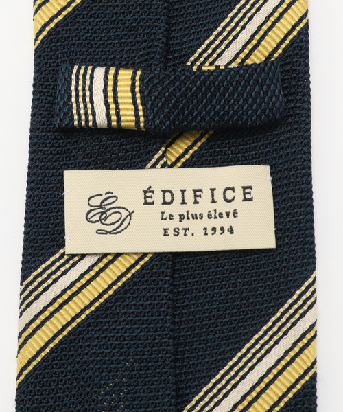 EDIFICE（エディフィス）の「AX フレスコレジメンタルナロータイ FOSSATI（ネクタイ・メンズ・ライトグリーン/ライトイエロー・FREE）」の6枚目の写真