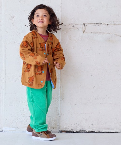 MARKEY'S（マーキーズ）の「ドッチモOKカーディガン（カーディガン/ボレロ・キッズ・キャメル/ネイビー/ラベンダー/オフホワイト・80/90/100/110/120/130）」の18枚目の写真