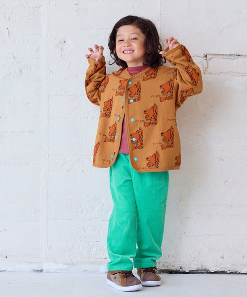 MARKEY'S（マーキーズ）の「ドッチモOKカーディガン（カーディガン/ボレロ・キッズ・キャメル/ネイビー/ラベンダー/オフホワイト・80/90/100/110/120/130）」の17枚目の写真