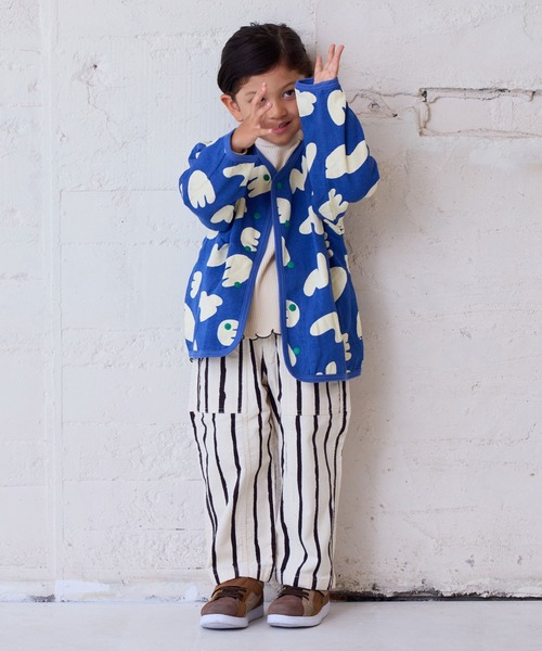 MARKEY'S（マーキーズ）の「ドッチモOKカーディガン（カーディガン/ボレロ・キッズ・キャメル/ネイビー/ラベンダー/オフホワイト・80/90/100/110/120/130）」の5枚目の写真