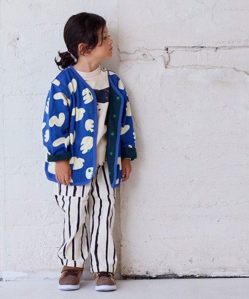 MARKEY'S（マーキーズ）の「ドッチモOKカーディガン（カーディガン/ボレロ・キッズ・キャメル/ネイビー/ラベンダー/オフホワイト・80/90/100/110/120/130）」の10枚目の写真