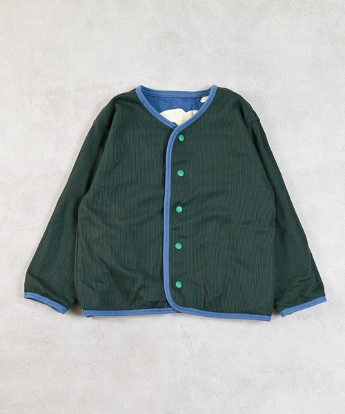 MARKEY'S（マーキーズ）の「ドッチモOKカーディガン（カーディガン/ボレロ・キッズ・キャメル/ネイビー/ラベンダー/オフホワイト・80/90/100/110/120/130）」の6枚目の写真