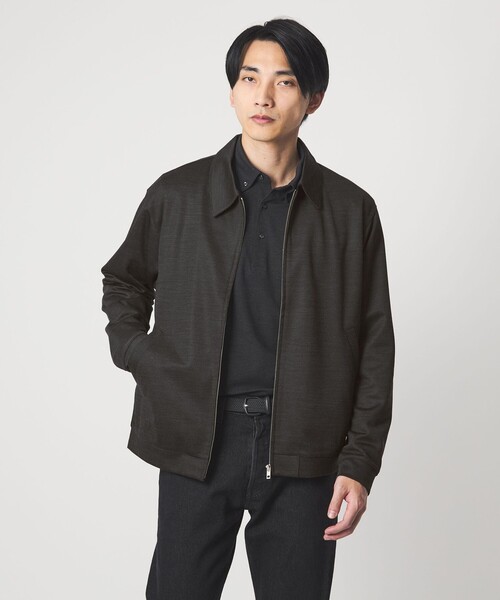 green label relaxing(グリーンレーベルリラクシング)の「TW モクロディ ブルゾン(ブルゾン・メンズ・ダークブラウン/ダークグレー・L/S/M/XL)」の20枚目の写真