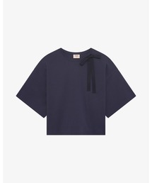 【新品】repetto カットソー (S) 日本製】ストレッチレースデザインカットソー(カットソー・T