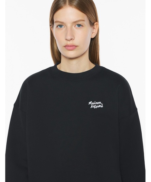 Maison Kitsune（メゾンキツネ）の「MAISON KITSUNE HANDWRITING COMFORT SWEATSHIRT（スウェット・レディース・ネイビー/アイボリー/グレー/ブラック×ホワイト・XS/S/M/L）」の2枚目の写真