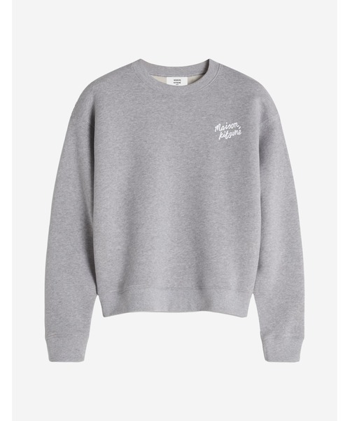 Maison Kitsune（メゾンキツネ）の「MAISON KITSUNE HANDWRITING COMFORT SWEATSHIRT（スウェット・レディース・ネイビー/アイボリー/グレー/ブラック×ホワイト・XS/S/M/L）」の18枚目の写真