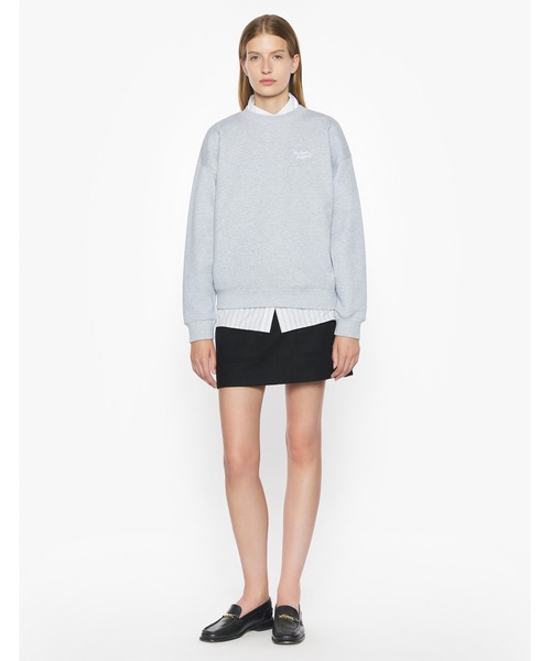 Maison Kitsune（メゾンキツネ）の「MAISON KITSUNE HANDWRITING COMFORT SWEATSHIRT（スウェット・レディース・ネイビー/アイボリー/グレー/ブラック×ホワイト・XS/S/M/L）」の20枚目の写真