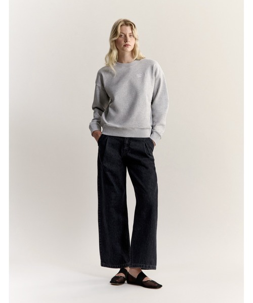 Maison Kitsune(メゾンキツネ)の「MAISON KITSUNE HANDWRITING COMFORT SWEATSHIRT(スウェット・レディース・ネイビー/アイボリー/グレー/ブラック×ホワイト・XS/S/M/L)」の12枚目の写真