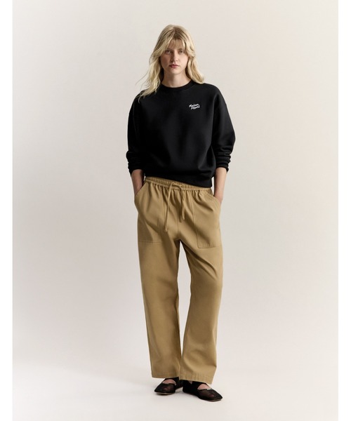 Maison Kitsune(メゾンキツネ)の「MAISON KITSUNE HANDWRITING COMFORT SWEATSHIRT(スウェット・レディース・ネイビー/アイボリー/グレー/ブラック×ホワイト・XS/S/M/L)」の7枚目の写真