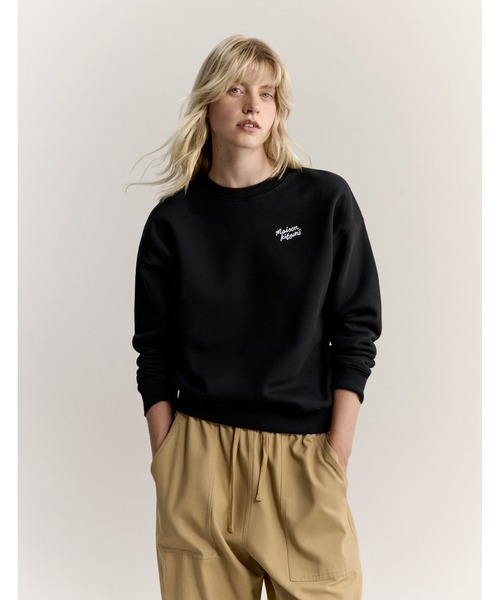 Maison Kitsune(メゾンキツネ)の「MAISON KITSUNE HANDWRITING COMFORT SWEATSHIRT(スウェット・レディース・ネイビー/アイボリー/グレー/ブラック×ホワイト・XS/S/M/L)」の8枚目の写真