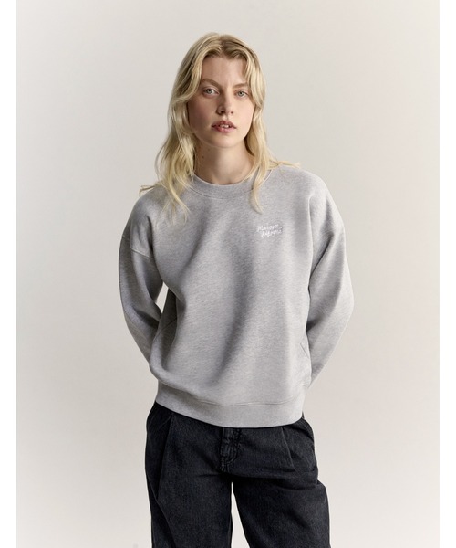 Maison Kitsune(メゾンキツネ)の「MAISON KITSUNE HANDWRITING COMFORT SWEATSHIRT(スウェット・レディース・ネイビー/アイボリー/グレー/ブラック×ホワイト・XS/S/M/L)」の13枚目の写真