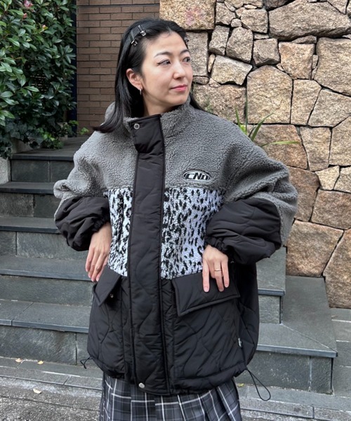 BOA MIXED ブルゾン（ブルゾン）｜Candy Stripper（キャンディ