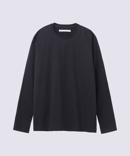 JOHN LAWRENCE SULLIVAN(ジョンローレンスサリバン)の「【JOHN LAWRENCE SULLIVAN/ジョーンローレンスサリバン】COTTON JERSEY SWITCHED TOP(Tシャツ/カットソー・メンズ・ホワイト/ブラック・46)」の1枚目の写真