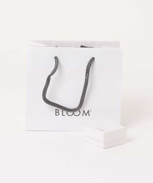BLOOM(ブルーム)の「K10 ホワイトゴールド ダイヤモンド ネックレス BLOOM/ブルーム WEB限定(ネックレス・レディース・ホワイトゴールド・40cm)」の2枚目の写真