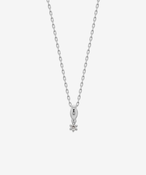 BLOOM(ブルーム)の「K10 ホワイトゴールド ダイヤモンド ネックレス BLOOM/ブルーム WEB限定(ネックレス・レディース・ホワイトゴールド・40cm)」の1枚目の写真