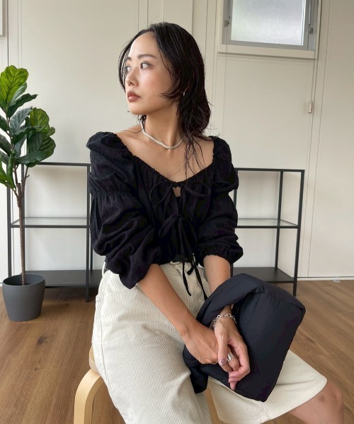 AMAIL(アマイル)の「Fuzzy Bag(ハンドバッグ・レディース・アイボリー/ブラック・FREE)」の18枚目の写真