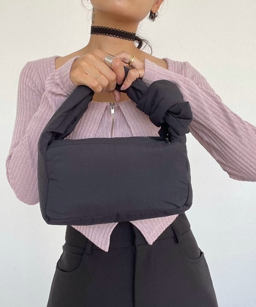 AMAIL(アマイル)の「Fuzzy Bag(ハンドバッグ・レディース・アイボリー/ブラック・FREE)」の16枚目の写真