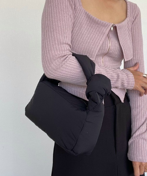 AMAIL(アマイル)の「Fuzzy Bag(ハンドバッグ・レディース・アイボリー/ブラック・FREE)」の15枚目の写真